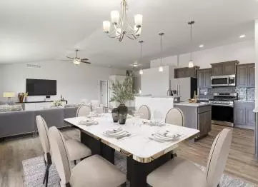 Open space floor plans bring the whole family together