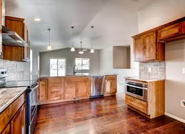 An under counter microwave makes access easier