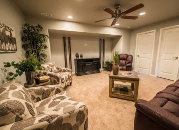 Basements are finished to the same quality as the main level of the home.
