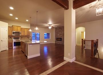 An open space design allows the entire family to be together.